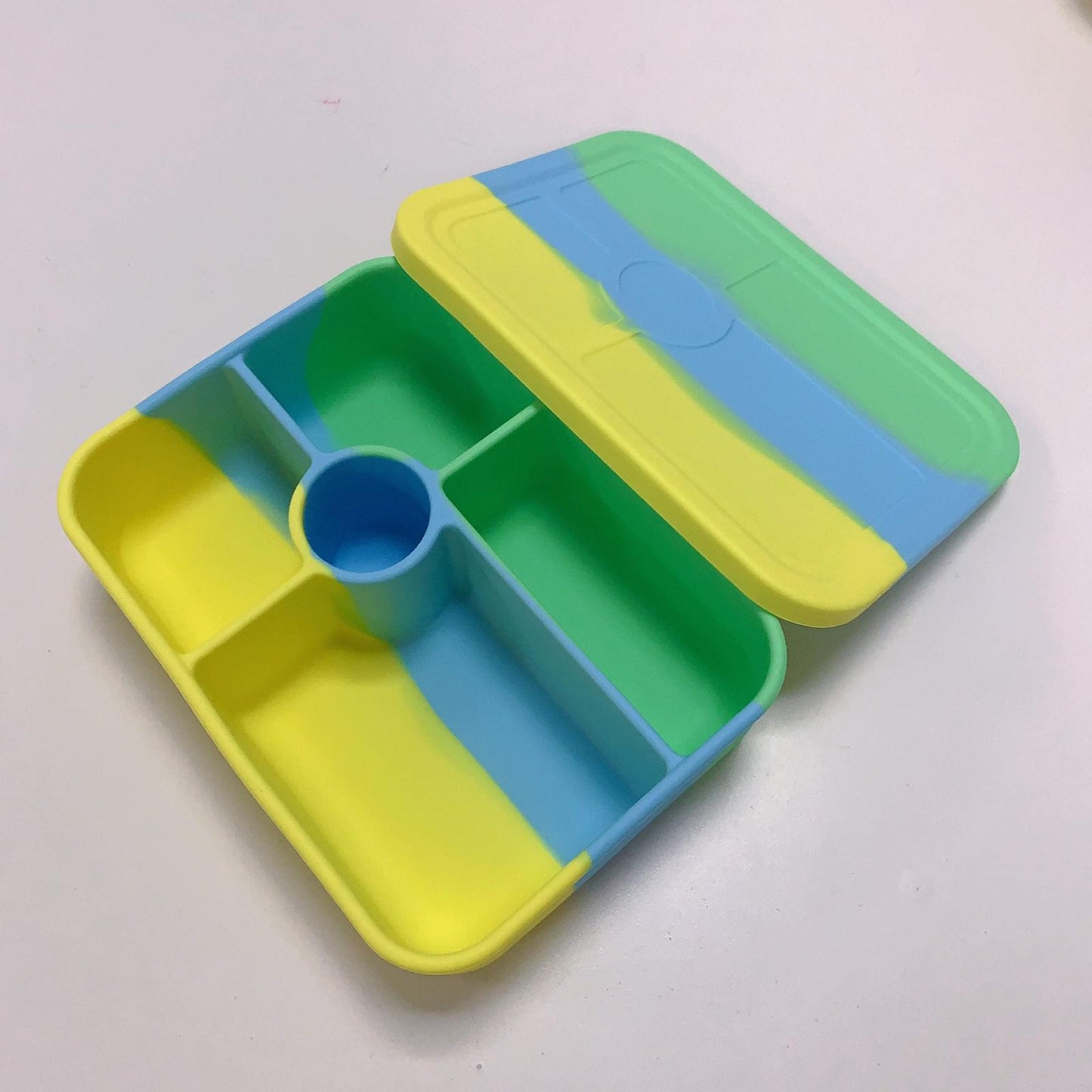 Colorful Silicone Bento Box - 5 Compartment